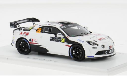 Modellautos Alpine A110 1/43 Spark Rally RGT No.59 Chazel Technologie Course Rallye WM Rallye Monte Carlo 2024 1:43 Alpine A110 1/43 Spark Rally RGT No.59 Chazel Technologie Course Rallye WM Rallye Monte Carlo 2024 1:43 modellautos
