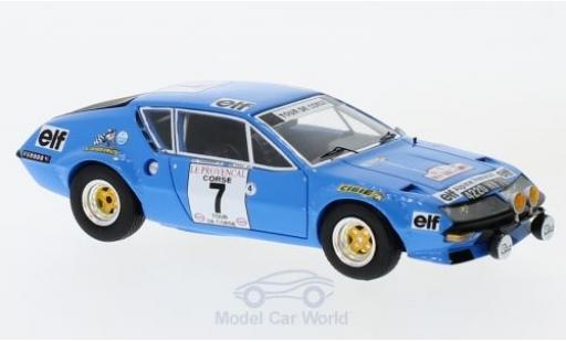 Alpine A310 1/43 Spark No.7 Rallye WM Rallye Tour de Corse 1974 J-L.Therier/N.Vial modellautos