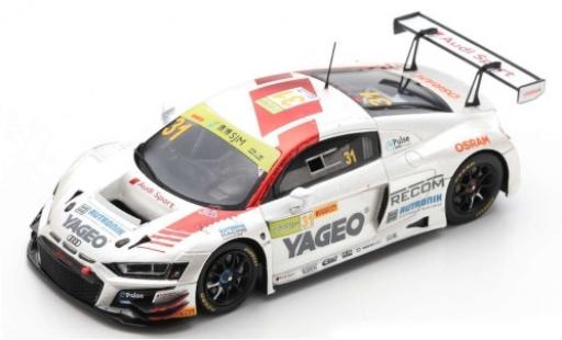 Audi R8 1/43 Spark LMS No.31 Sport Team Rutronik Yageo Fia GT World Cup Macau 2019 K.van le Linde modellautos