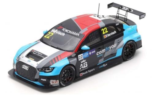 Modellautos Audi RS3 1/43 Spark LMS No.22 comtoyou Racing WTCR Macau Guia Race 2018 F.Vervisch Audi RS3 1/43 Spark LMS No.22 comtoyou Racing WTCR Macau Guia Race 2018 F.Vervisch modellautos