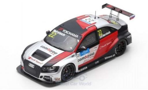 Modellautos Audi RS3 1/43 Spark LMS No.22 comtoyou Team Sport WTCR Slovakia Ring 2019 F.Vervisch Audi RS3 1/43 Spark LMS No.22 comtoyou Team Sport WTCR Slovakia Ring 2019 F.Vervisch modellautos