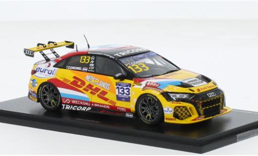 Audi RS3 1/43 Spark LMS TCR No.133 Team Netherlands FIA Motorsport Games Touring Car Cup Paul Ricard 2022 1:43 modellautos