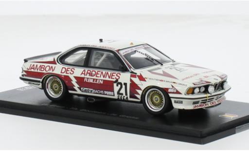 Modellautos Bmw 635 1/43 Spark CSi (E24) No.21 24h Spa 1985 1:43 Bmw 635 1/43 Spark CSi (E24) No.21 24h Spa 1985 1:43 modellautos