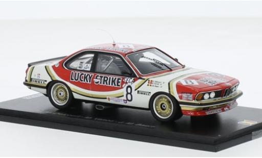Bmw 635 1/43 Spark CSi No.8 Lucky Strike 24h Spa 1983 1:43 modellautos