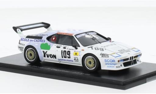 Bmw M1 1/43 Spark No.109 24h Le Mans 1984 1:43 modellautos