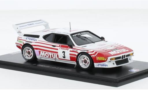 Bmw M1 1/43 Spark No.3 Rallye WM Tour de Corse 1983 1:43 modellautos