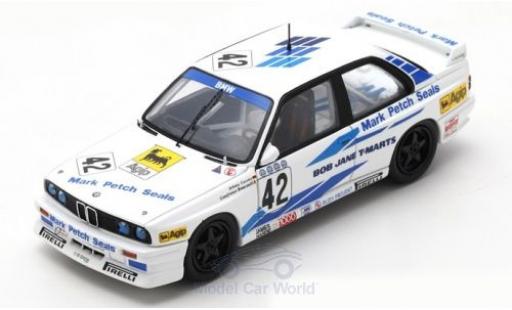 Bmw M3 1/43 Spark (E30) No.42 WTCC Bathurst 1987 J.Cecotto/G.Brancatelli modellautos