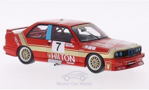 Bmw M3 E30 1/43 Spark (E30) No.7 Team Hilton Hilton GP Macau 1987 D.Quester modellautos
