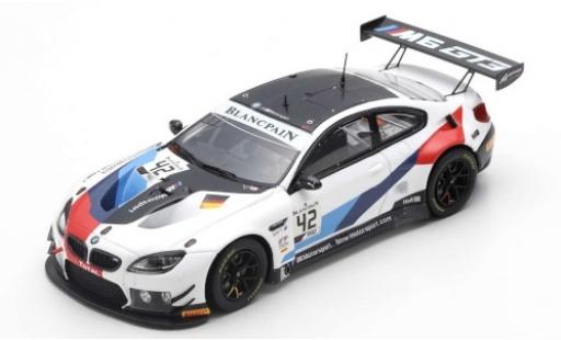 Bmw M6 1/43 Spark GT3 No.42 Team Schnitzer 24h Spa 2019 M.Tomczyk/J.Edwards/A.Farfus modellautos