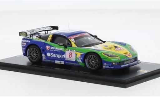 Modellautos Chevrolet Corvette 1/43 Spark C6.R No.8 Sangari Team Brazil 24h Spa 2009 1:43 Chevrolet Corvette 1/43 Spark C6.R No.8 Sangari Team Brazil 24h Spa 2009 1:43 modellautos