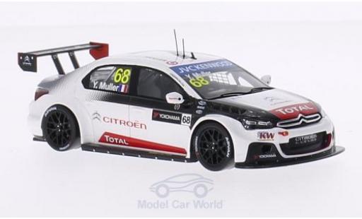 Citroen C Elysee 1/43 Spark -Elysee WT No.68 Racing WT Marokko 2015 Y.Muller modellautos