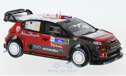 Modellautos Citroen C3 1/43 Spark WRC No.11 Total Abu Dhabi World Rally Team Rallye WM Rallye Mexico 2018 S.Loeb/D.Elena Citroen C3 1/43 Spark WRC No.11 Total Abu Dhabi World Rally Team Rallye WM Rallye Mexico 2018 S.Loeb/D.Elena modellautos