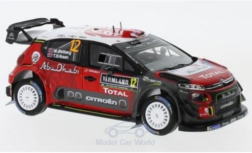 Modellautos Citroen C3 1/43 Spark WRC No.12 Total Abu Dhabi World Rally Team Rallye WM Rallye Schweden 2018 M.Ostberg/T.Eriksen Citroen C3 1/43 Spark WRC No.12 Total Abu Dhabi World Rally Team Rallye WM Rallye Schweden 2018 M.Ostberg/T.Eriksen modellautos