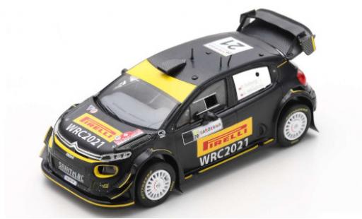 Modellautos Citroen C3 1/43 Spark WRC No.21 SaintéLoc Racing Rallye WM Rallye Sardinien 2020 Reifentest Pirelli P.Solberg/A.Mikkelsen Citroen C3 1/43 Spark WRC No.21 SaintéLoc Racing Rallye WM Rallye Sardinien 2020 Reifentest Pirelli P.Solberg/A.Mikkelsen modellautos