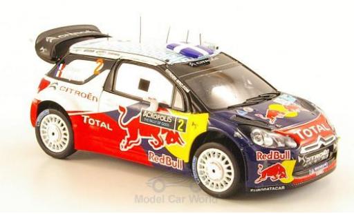 Modellautos DS Automobiles DS3 Racing 1/43 Spark Citroen WRC No.2 Citroen Racing Red Bull Total WRC Rallye Acropolis 2011 S.Ogier/J.Ingrassia DS Automobiles DS3 Racing 1/43 Spark Citroen WRC No.2 Citroen Racing Red Bull Total WRC Rallye Acropolis 2011 S.Ogier/J.Ingrassia modellautos