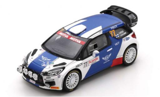 Modellautos DS Automobiles DS3 1/43 Spark Citroen WRC No.77 PH Sport Arctic Lapland Rally 2020 V.Bottas/T.Rautiainen DS Automobiles DS3 1/43 Spark Citroen WRC No.77 PH Sport Arctic Lapland Rally 2020 V.Bottas/T.Rautiainen modellautos