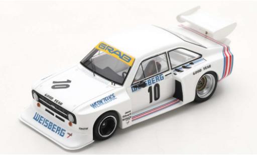 Ford Escort 1/43 Spark MK II RS Gr.5 No.10 Weisberg DRM Norisring 1977 T.Hezemans modellautos