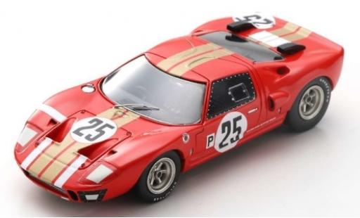 Ford GT40 1/43 Spark AMR1 RHD No.25 Alan Mann Racing 12h Sebring 1966 J.Whitmore/F.Gardner modellautos