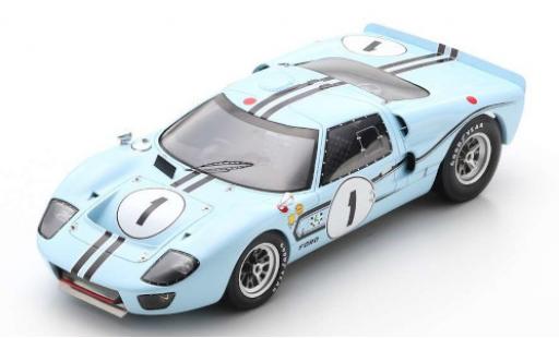 Modellautos Ford GT40 1/18 Spark MkIIB RHD No.1 12h Reims 1967 J.Schlesser/G.Ligier Ford GT40 1/18 Spark MkIIB RHD No.1 12h Reims 1967 J.Schlesser/G.Ligier modellautos