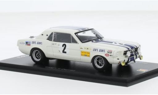 Ford Mustang 1/43 Spark No.2 Team Claude Dubois 24h Spa 1968 1:43 modellautos