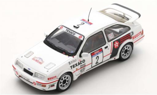 Modellautos Ford Sierra 1/43 Spark RS Cosworth No.2 Texaco Rallye WM Tour de Corse 1987 S.Blomqvist/B.Berglund Ford Sierra 1/43 Spark RS Cosworth No.2 Texaco Rallye WM Tour de Corse 1987 S.Blomqvist/B.Berglund modellautos