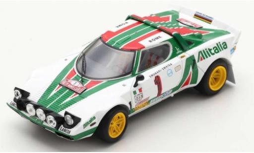 Modellautos Lancia Stratos 1/43 Spark HF No.1 Alitalia Rallye WM Rallye Monte Carlo 1977 S.Munari/S.Maiga Lancia Stratos 1/43 Spark HF No.1 Alitalia Rallye WM Rallye Monte Carlo 1977 S.Munari/S.Maiga modellautos