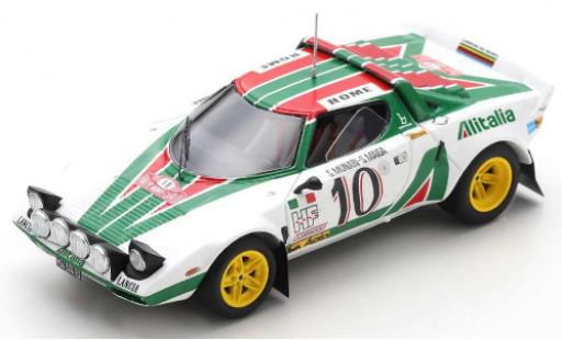 Modellautos Lancia Stratos 1/43 Spark HF No.10 Alitalia Rallye WM Rallye Monte Carlo 1976 S.Munari/S.Maiga Lancia Stratos 1/43 Spark HF No.10 Alitalia Rallye WM Rallye Monte Carlo 1976 S.Munari/S.Maiga modellautos