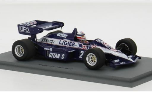 Modellautos Ligier JS2 1/43 Spark 3 No.25 Formel 1 GP Brasilien 1984 1:43 Ligier JS2 1/43 Spark 3 No.25 Formel 1 GP Brasilien 1984 1:43 modellautos