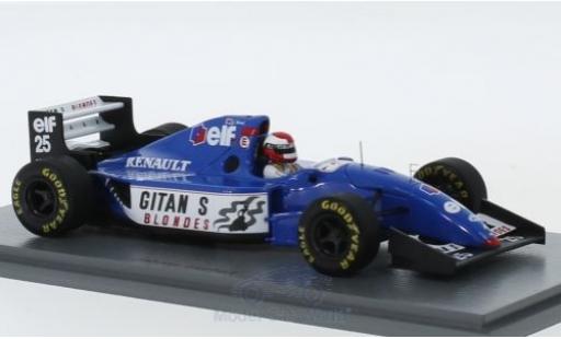 Modellautos Ligier JS3 1/43 Spark 9B No.25 Gitanes Formel 1 GP Europa 1994 mit Decals J.Herbert Ligier JS3 1/43 Spark 9B No.25 Gitanes Formel 1 GP Europa 1994 mit Decals J.Herbert modellautos