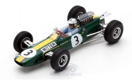 Modellautos Lotus 25 1/43 Spark No.3 Formel 1 GP Deutschland 1965 G.Mitter Lotus 25 1/43 Spark No.3 Formel 1 GP Deutschland 1965 G.Mitter modellautos