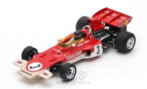 Modellautos Lotus 72 1/43 Spark D No.3 Gold Leaf Formel 1 GP Kanada 1971 mit Decals R.Wisell Lotus 72 1/43 Spark D No.3 Gold Leaf Formel 1 GP Kanada 1971 mit Decals R.Wisell modellautos