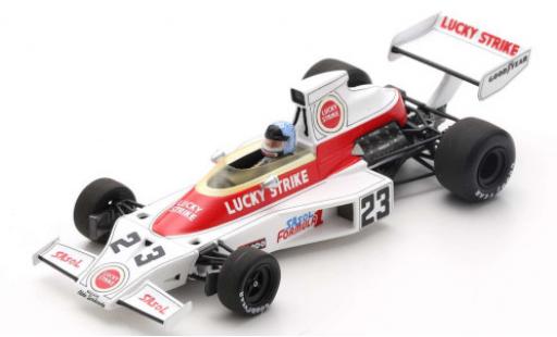 Modellautos McLaren M23 1/43 Spark No.23 Lucky Strike Formel 1 GP Südafrika 1974 D.Charlton McLaren M23 1/43 Spark No.23 Lucky Strike Formel 1 GP Südafrika 1974 D.Charlton modellautos