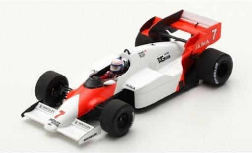 McLaren MP4-12C 1/43 Spark MP4-2 No.7 Formel 1 GP Deutschland 1984 A.Prost modellautos