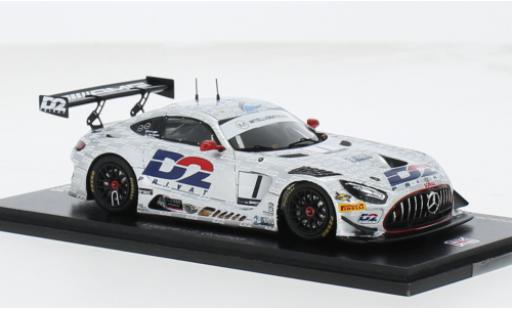 Mercedes AMG GT 1/43 Spark 3 No.1 2 Seas Motorsport British GT Championship 2023 1:43 modellautos