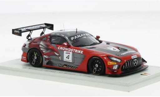Mercedes AMG GT 1/43 Spark 3 No.4 CrowdStrike Racing by Riley 24h Spa 2023 1:43 modellautos