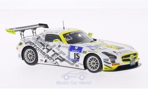 Modellautos Mercedes SLS 1/43 Spark AMG GT3 No.15 HTP Motorsport GmbH 24h Nürburgring 2014 H.Primat/M.Götz/K.Heyer/R.Rehfeld Mercedes SLS 1/43 Spark AMG GT3 No.15 HTP Motorsport GmbH 24h Nürburgring 2014 H.Primat/M.Götz/K.Heyer/R.Rehfeld modellautos