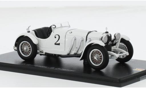 Mercedes SSK 1/43 Spark No.2 24h Spa 1931 1:43 modellautos