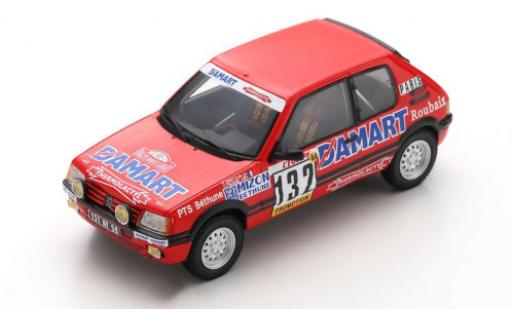 Modellautos Peugeot 205 1/43 Spark GTI 1.6 No.132 Rallye WM Rallye Monte Carlo 1986 F.Delecour/A.C.Pauwels Peugeot 205 1/43 Spark GTI 1.6 No.132 Rallye WM Rallye Monte Carlo 1986 F.Delecour/A.C.Pauwels modellautos