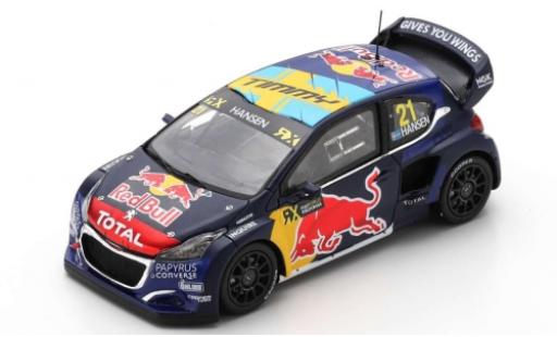 Modellautos Peugeot 208 1/43 Spark WRX No.21 Red Bull / Total World RX Spanien 2019 T.Hansen Peugeot 208 1/43 Spark WRX No.21 Red Bull / Total World RX Spanien 2019 T.Hansen modellautos
