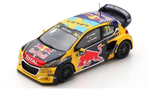 Modellautos Peugeot 208 1/43 Spark WRX No.71 Red Bull -Total World RX Vereinigte Arabische Emirate 2019 K.Hansen Peugeot 208 1/43 Spark WRX No.71 Red Bull -Total World RX Vereinigte Arabische Emirate 2019 K.Hansen modellautos