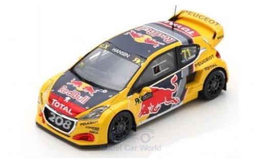 Modellautos Peugeot 208 1/43 Spark WRX No.71 Team Total Red Bull World RX Großbritannien 2018 K.Hansen Peugeot 208 1/43 Spark WRX No.71 Team Total Red Bull World RX Großbritannien 2018 K.Hansen modellautos