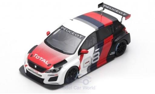 Peugeot 308 1/43 Spark TCR TCR International Series 2018 Präsentationsfahrzeug modellautos