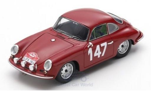 Modellautos Porsche 356 1/43 Spark B 2000 GS-GT No.147 Rally Monte Carlo 1964 R.Buchet/M.Gauvin Porsche 356 1/43 Spark B 2000 GS-GT No.147 Rally Monte Carlo 1964 R.Buchet/M.Gauvin modellautos