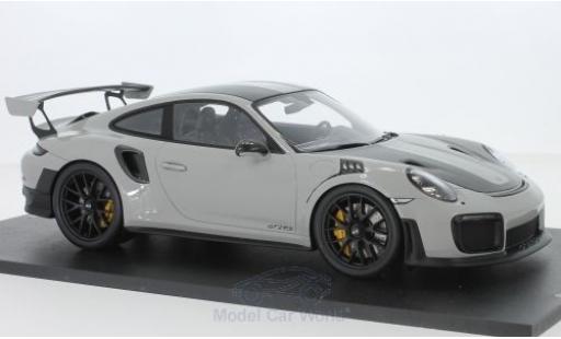 Modellautos Porsche 991 GT2 RS 1/18 Spark 911 (.2) GT2 RS grau/carbon 2018 Weissach Package Porsche 991 GT2 RS 1/18 Spark 911 (.2) GT2 RS grau/carbon 2018 Weissach Package modellautos