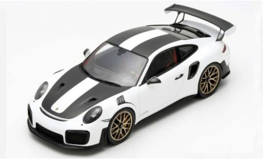 Modellautos Porsche 991 GT2 RS 1/12 Spark 911 () GT2 RS Weissach Package weiss/matt-schwarz 2018 Porsche 991 GT2 RS 1/12 Spark 911 () GT2 RS Weissach Package weiss/matt-schwarz 2018 modellautos