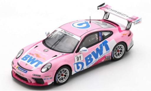 Modellautos Porsche 992 GT3 1/43 Spark 911 (991) GT3 Cup No.91 BWT Carrera Cup France 2020 J.Evans Porsche 992 GT3 1/43 Spark 911 (991) GT3 Cup No.91 BWT Carrera Cup France 2020 J.Evans modellautos