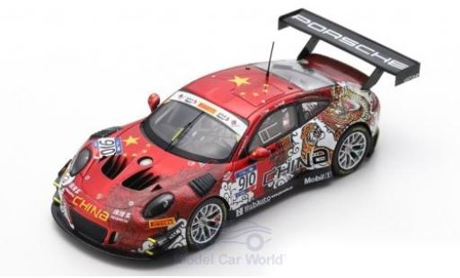 Modellautos Porsche 991 GT3 R 1/43 Spark 911 () GT3 R No.910 Herberth Motorsport FIA GT Nations Cup Bahrain 2018 Team China L.Chao/Y.Hongli Porsche 991 GT3 R 1/43 Spark 911 () GT3 R No.910 Herberth Motorsport FIA GT Nations Cup Bahrain 2018 Team China L.Chao/Y.Hongli modellautos