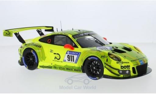 Modellautos Porsche 991 GT3 R 1/18 Spark 911 () GT3 R No.911 Manthey Racing 24h Nürburgring 2018 K.Estre/R.Dumas/L.Vanthoor/E.Bamber Porsche 991 GT3 R 1/18 Spark 911 () GT3 R No.911 Manthey Racing 24h Nürburgring 2018 K.Estre/R.Dumas/L.Vanthoor/E.Bamber modellautos