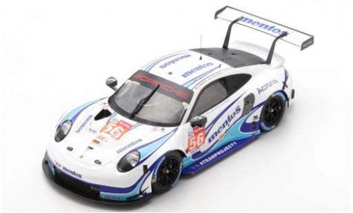 Modellautos Porsche 992 RSR 1/18 Spark 911 (991) RSR No.56 Team Project 1 24h Le Mans 2020 M.Cairoli/E.Perfetti/L.ten Voorde Porsche 992 RSR 1/18 Spark 911 (991) RSR No.56 Team Project 1 24h Le Mans 2020 M.Cairoli/E.Perfetti/L.ten Voorde modellautos