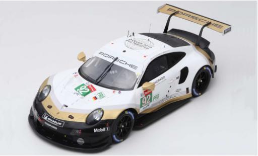 Modellautos Porsche 992 RSR 1/87 Spark 911 (991) RSR No.92 GT Team 24h Le Mans 2019 M.Christensen/K.Estre/L.Vanthoor Porsche 992 RSR 1/87 Spark 911 (991) RSR No.92 GT Team 24h Le Mans 2019 M.Christensen/K.Estre/L.Vanthoor modellautos
